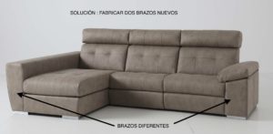 SOFÁ MODELO PISCIS explicación sobre el texto y ejemplo