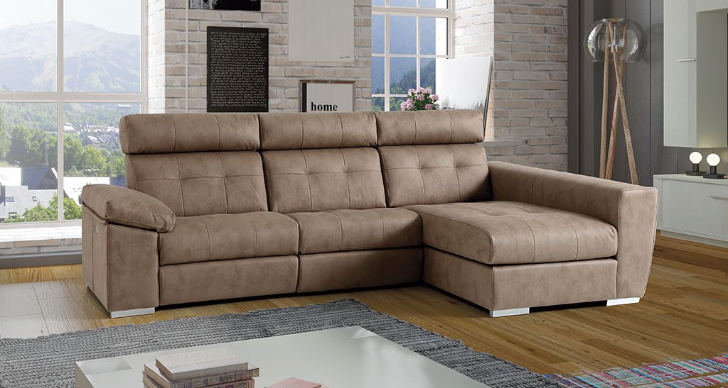 Sofá con cheslong: Piscis